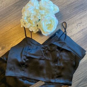 House of Harlow 1960 Satin set (medium) NWT